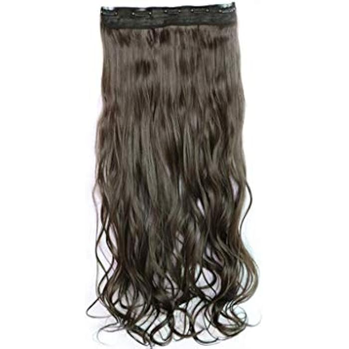 DILLARDS Europe And The Us Style Women's 5 Card Volume Hair Extensions Thickened Seamless Synthetic Hair Wig Hair Curtain Clip Sheet Hair Extension Zjm-Wp5506 - Image 1
